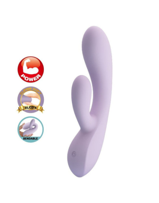 PRETTY LOVE - VIBRATORE CONIGLIO ROSOLYN 10 VIBRAZIONI VIOLA