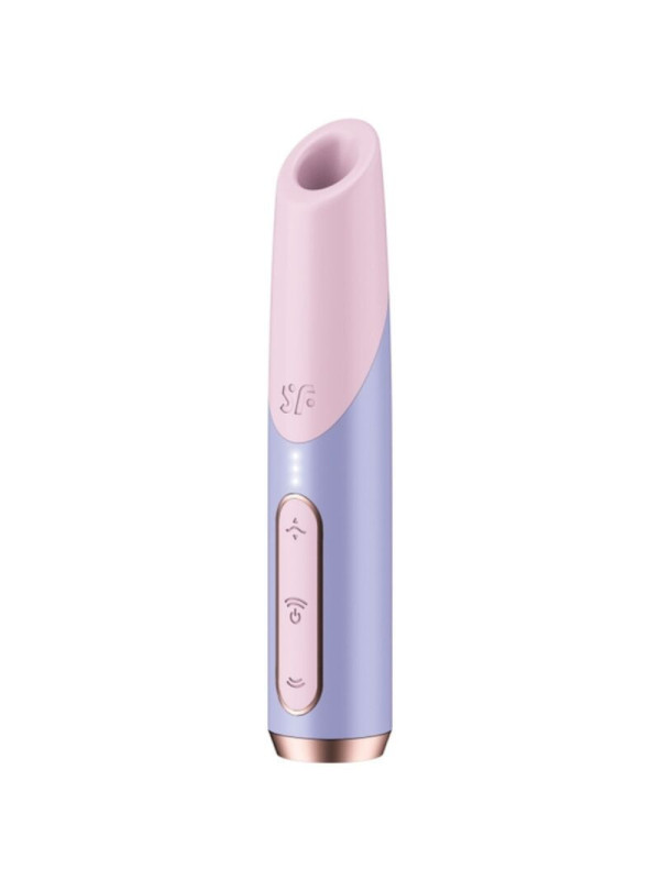 SATISFYER - STIMOLATORE CLITORIDEO BOLD KISS WAVE ROSA / VIOLA
