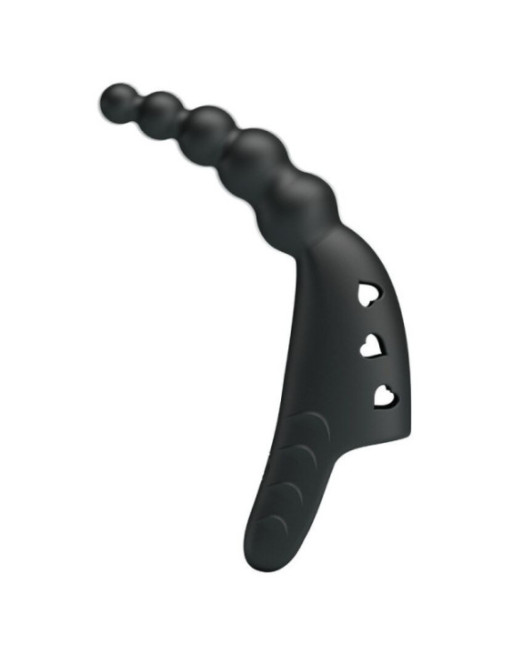 PRETTY LOVE - VIBRATORE DA DITA JORDIN 10 VIBRAZIONI NERO