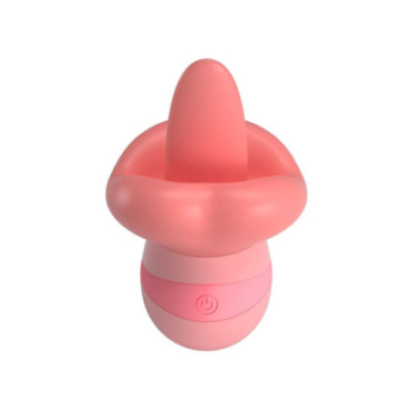 PRETTY LOVE - STIMOLATORE PER CLITORIDE LINGUA KYLEE 10 VIBRAZIONI ROSA NUDO