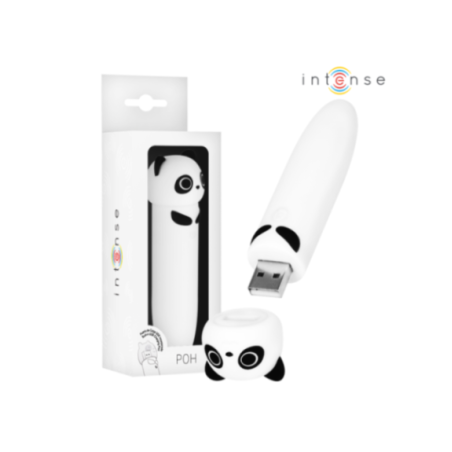 INTENSE - POH PANDA VIBRANTE BULLET RICARICABILE USB 10 X 2,2 CM