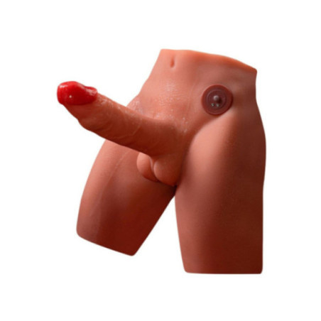 XISE - JASON DILDO MASTURBATORE REALISTICO CON SPINTA E VIBRAZIONE 17 CM