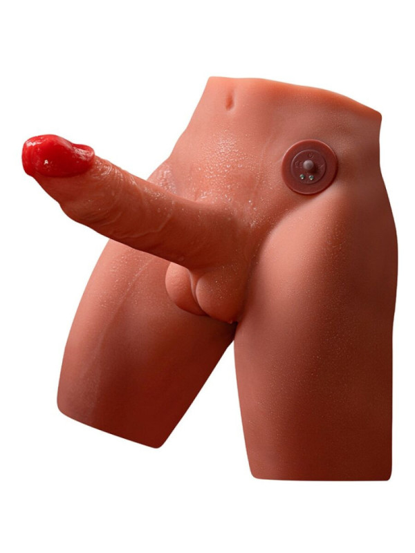 XISE - JASON DILDO MASTURBATORE REALISTICO CON SPINTA E VIBRAZIONE 17 CM
