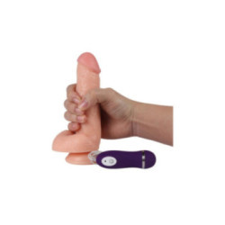 SHEQU - KASSADIN VIBRATORE DILDO CON TELECOMANDO 17,5 CM