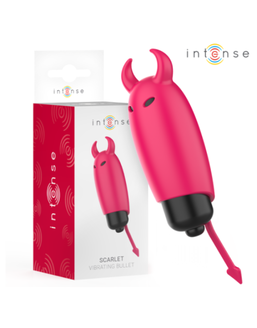 INTENSE - PROIETTILE VIBRANTE SCARLATTO RED DEMON 9,3 X 2,4 CM