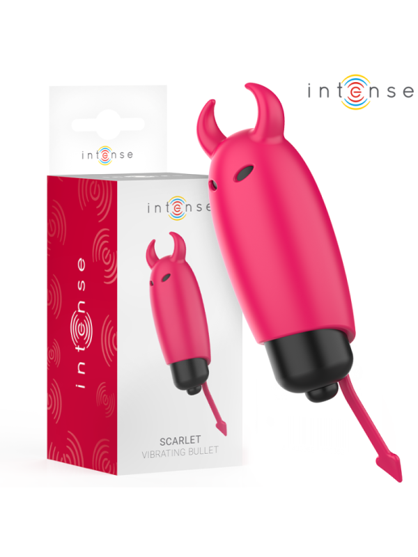 INTENSE - PROIETTILE VIBRANTE SCARLATTO RED DEMON 9,3 X 2,4 CM