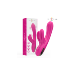 INTENSE - VIBRATORE MULTIFUNZIONE CONIGLIO BRITNEY 23 CM ROSA