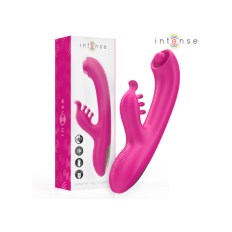 INTENSE - CHRISTINA VIBRATORE MULTIFUNZIONE RABBIT 22,5 CM ROSA