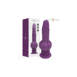 INTENSE - VIBRATORE MULTIFUNZIONE TATUM CON VIBRAZIONE SU E GIÙ 24 CM VIOLA