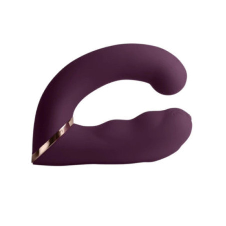 ROCKS-OFF - GEMINI DOPPIO VIBRATORE STIMOLATORE DEL CLITORIDE PUNTO G VIOLA