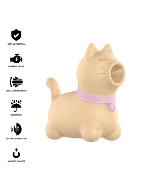 INTENSE - STIMOLATORE TOLOSA CON LINGUA ROTANTE A 360° GIALLO