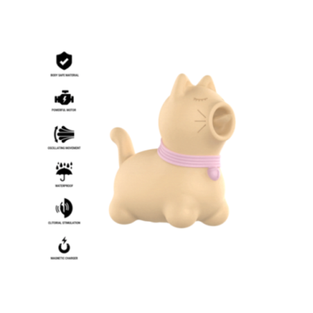 INTENSE - STIMOLATORE TOLOSA CON LINGUA ROTANTE A 360° GIALLO