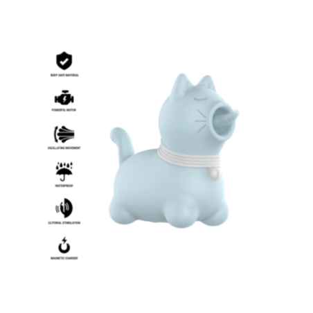 INTENSE - STIMOLATORE DUCHESS CON LINGUA ROTANTE 360º BLU