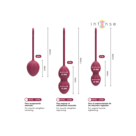 INTENSE - KIT PALLINE KEGEL CHARLI BORDEAUX