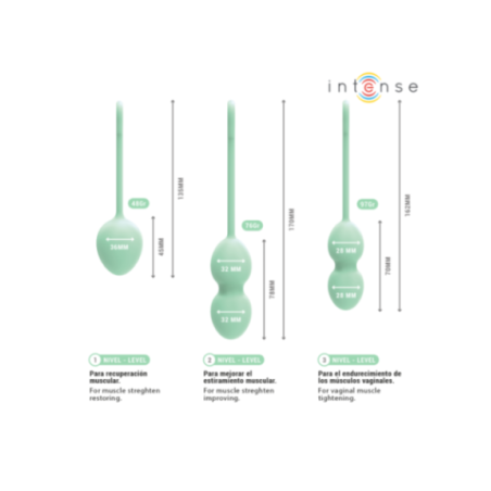 INTENSE - KIT PALLINE KEGEL CHARLI VERDE CHIARO