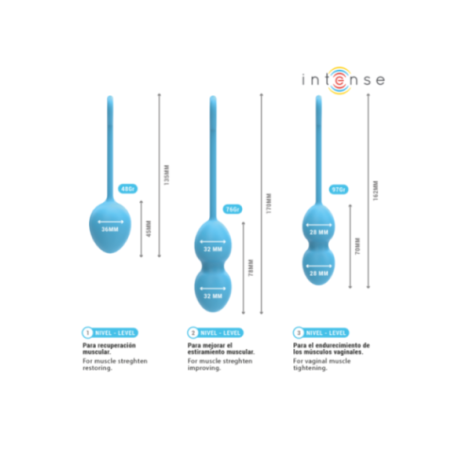 INTENSE - KIT PALLINE KEGEL CHARLI BLU