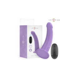 INTENSE - VIBRATORE EDDIE 17,5 CM 10 VIBRAZIONI VIOLA TELECOMANDO