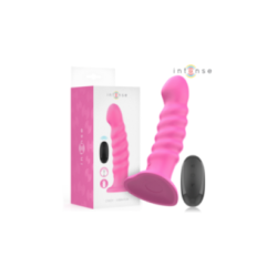 INTENSE - VIBRATORE CINDY TAGLIA L DESIGN A SPIRALE 10 VIBRAZIONI ROSA TELECOMANDO
