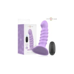 INTENSE - BRENDA VIBRATORE TAGLIA M DESIGN A SPIRALE 10 VIBRAZIONI TELECOMANDO VIOLA