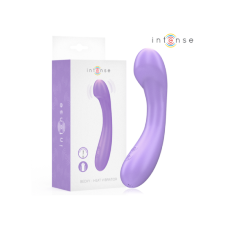 INTENSE - VIBRATORE BECKY 19 CM RISCALDABILE 7 VIBRAZIONI VIOLA