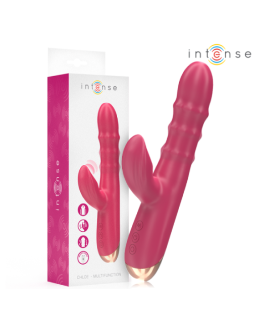 INTENSE - CHLOE VIBRATORE MULTIFUNZIONE 3 IN 1 ROSSO