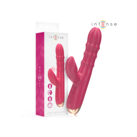 INTENSE - CHLOE VIBRATORE MULTIFUNZIONE 3 IN 1 ROSSO