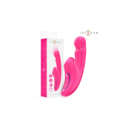INTENSE - VIBRATORE EMI 13,5 CM MULTIFUNZIONE 3 IN 1 10 VIBRAZIONI ROSA