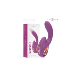 INTENSE - LALI VIBRATORE MULTIFUNZIONE PUNTO G TAPPING & THRUST & VIBRATION VIOLA