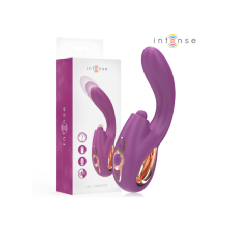 INTENSE - LALI VIBRATORE MULTIFUNZIONE PUNTO G TAPPING & THRUST & VIBRATION VIOLA