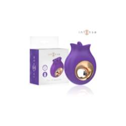 INTENSE - STIMOLATORE CLITORIDEO TULI 9 VIBRAZIONI E 9 OSCILLAZIONI VIOLA