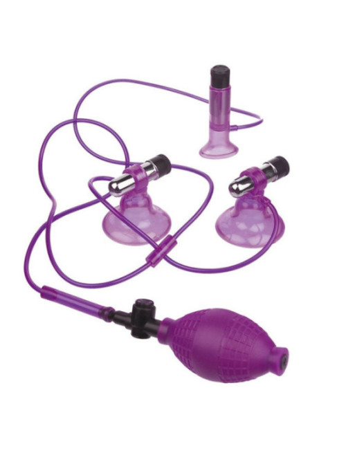 FETISH FANTASY SERIES - VIBRATORE A TRIPLA ASPIRAZIONE