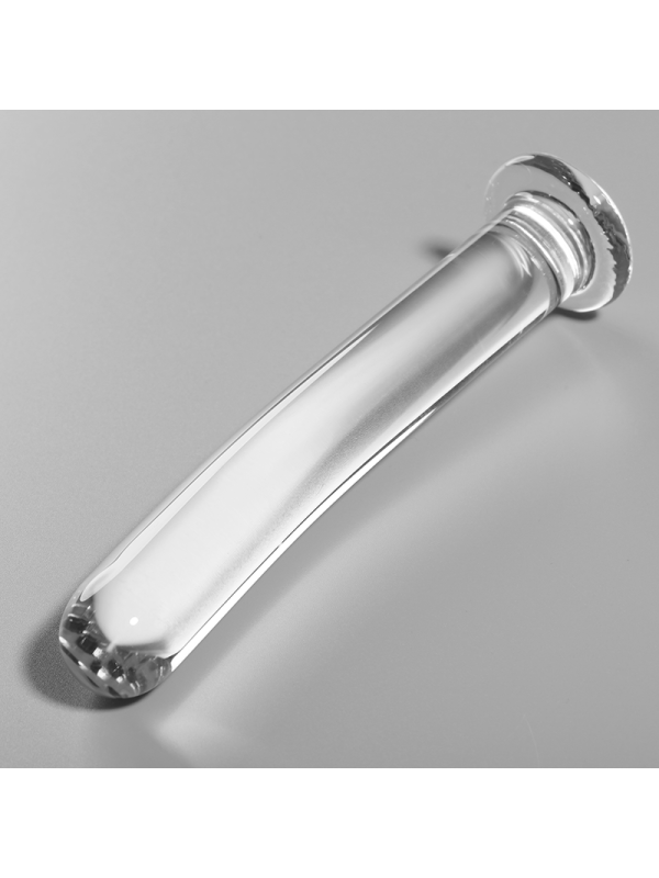 NEBULA SERIES BY IBIZA - MODELLO 9 DILDO IN VETRO BOROSILICATO TRASPARENTE 15