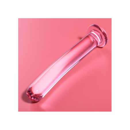 NEBULA SERIES BY IBIZA - MODELLO 9 DILDO IN VETRO BOROSILICATO ROSA 15