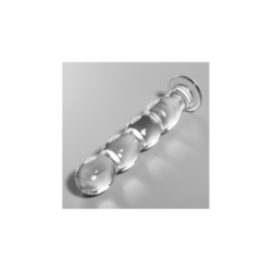 NEBULA SERIES BY IBIZA - MODELLO 10 DILDO IN VETRO BOROSILICATO TRASPARENTE 16