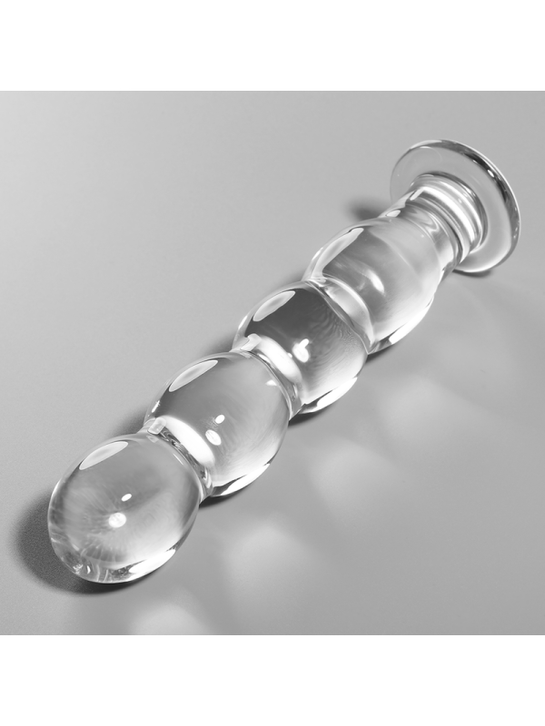 NEBULA SERIES BY IBIZA - MODELLO 10 DILDO IN VETRO BOROSILICATO TRASPARENTE 16