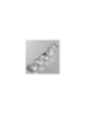 NEBULA SERIES BY IBIZA - MODELLO 10 DILDO IN VETRO BOROSILICATO TRASPARENTE 16