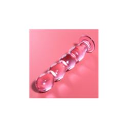 NEBULA SERIES BY IBIZA - MODELLO 10 DILDO IN VETRO BOROSILICATO ROSA 16