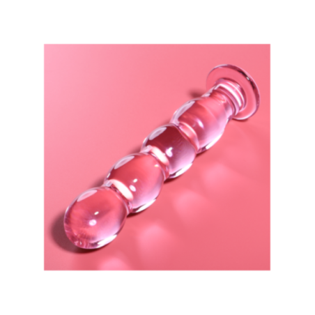 NEBULA SERIES BY IBIZA - MODELLO 10 DILDO IN VETRO BOROSILICATO ROSA 16