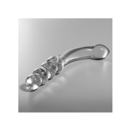 NEBULA SERIES BY IBIZA - MODELLO 14 DILDO IN VETRO BOROSILICATO TRASPARENTE 18