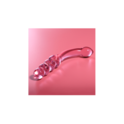 NEBULA SERIES BY IBIZA - MODELLO 14 DILDO IN VETRO BOROSILICATO ROSA 18