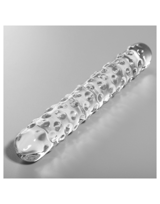 NEBULA SERIES BY IBIZA - MODELLO 15 DILDO IN VETRO BOROSILICATO TRASPARENTE 18