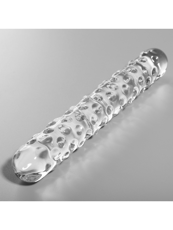 NEBULA SERIES BY IBIZA - MODELLO 15 DILDO IN VETRO BOROSILICATO TRASPARENTE 18