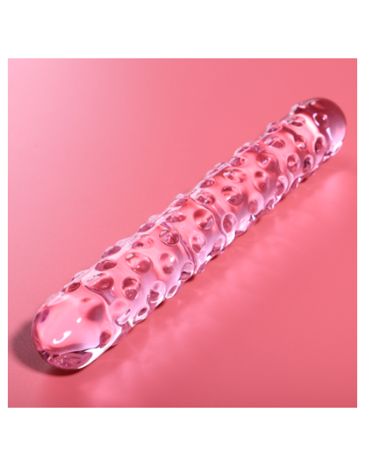 NEBULA SERIES BY IBIZA - MODELLO 15 DILDO IN VETRO BOROSILICATO ROSA 18