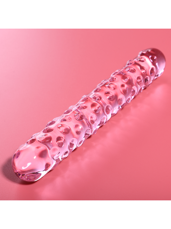 NEBULA SERIES BY IBIZA - MODELLO 15 DILDO IN VETRO BOROSILICATO ROSA 18
