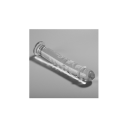 NEBULA SERIES BY IBIZA - MODELLO 16 DILDO IN VETRO BOROSILICATO TRASPARENTE 18