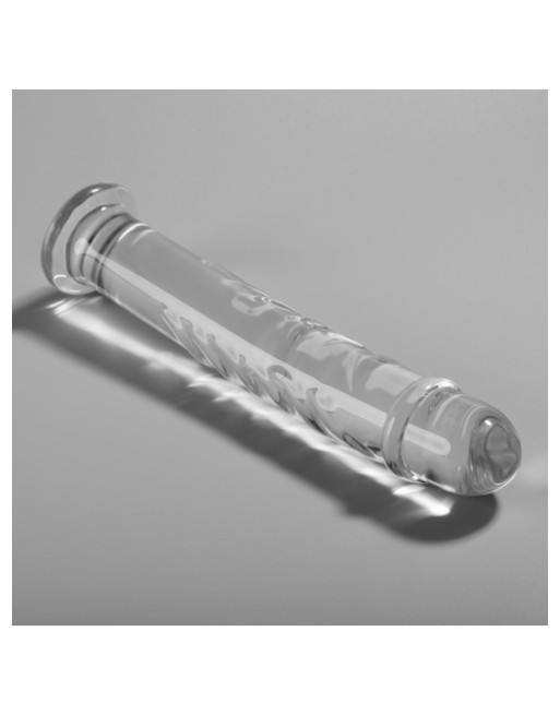 NEBULA SERIES BY IBIZA - MODELLO 16 DILDO IN VETRO BOROSILICATO TRASPARENTE 18