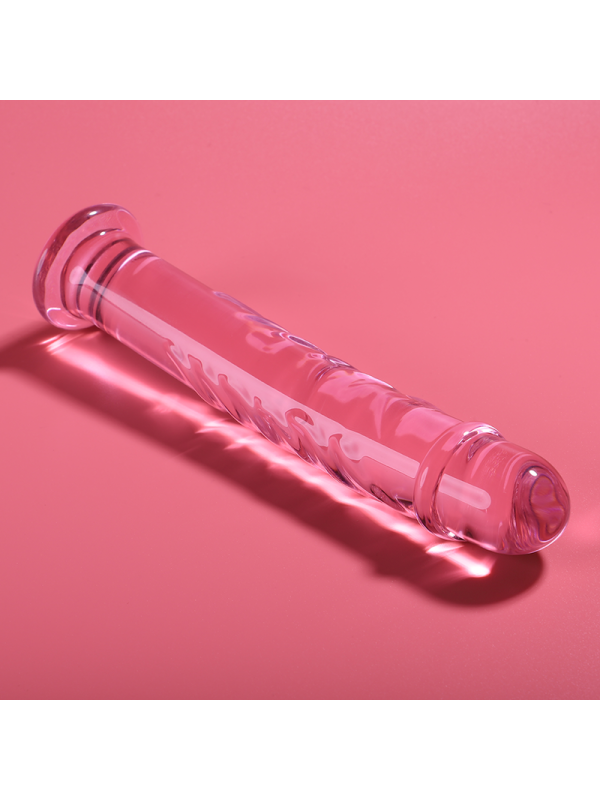 NEBULA SERIES BY IBIZA - MODELLO 16 DILDO IN VETRO BOROSILICATO ROSA 18