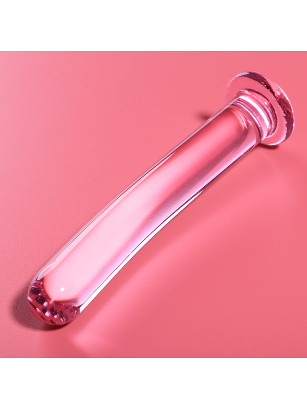 NEBULA SERIES BY IBIZA - MODELLO 17 DILDO IN VETRO BOROSILICATO ROSA 18