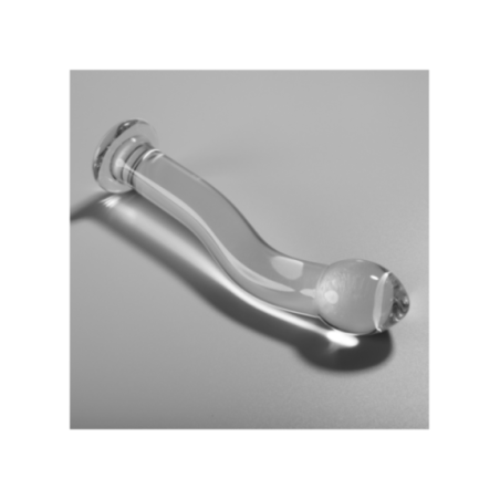 NEBULA SERIES BY IBIZA - MODELLO 18 DILDO IN VETRO BOROSILICATO TRASPARENTE 18