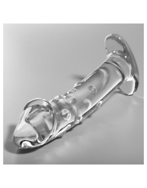NEBULA SERIES BY IBIZA - MODELLO 19 DILDO IN VETRO BOROSILICATO TRASPARENTE 18